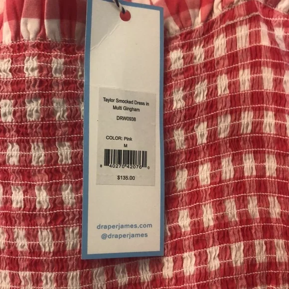 Draper a James Taylor smocked dress in multi gingham sundress - Picture 6 of 6